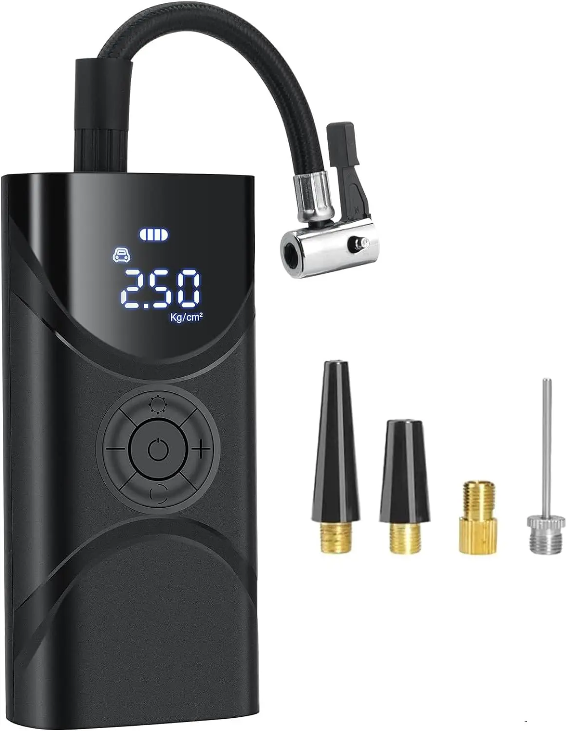 

Portable Tire Inflator 9000mAh Air Pump with Digital Gauge for Car, Bike, Motorcycle, Balls