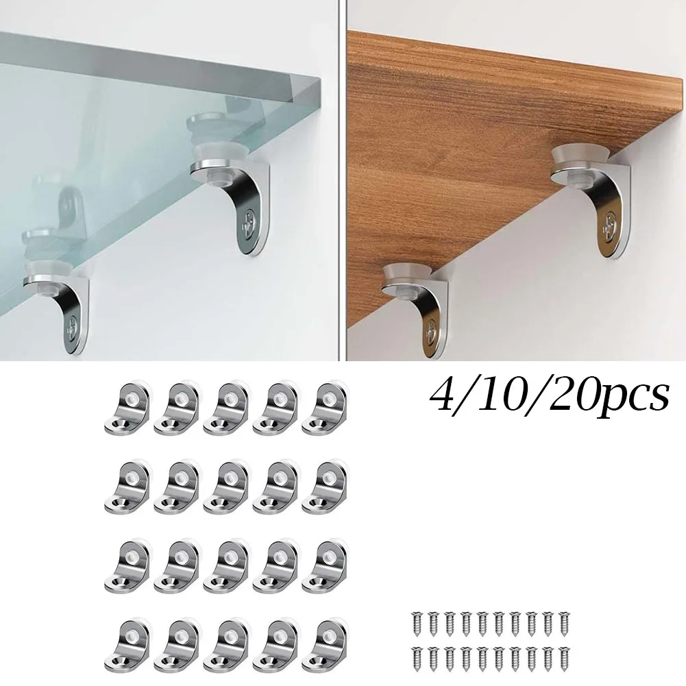 Soporte de vidrio de aleación de Zinc, fijación resistente al óxido con ventosa, almohadilla, estante de madera, ángulo recto, práctico, nuevo