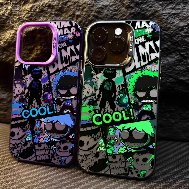 Black Cool Comic Style Phone Case for Oppo Realme 13 12 11 10 9i 8 8i C65 C63 C55 C53 C35 C33 C20 C21Y C15 C21 Matte Back Cover