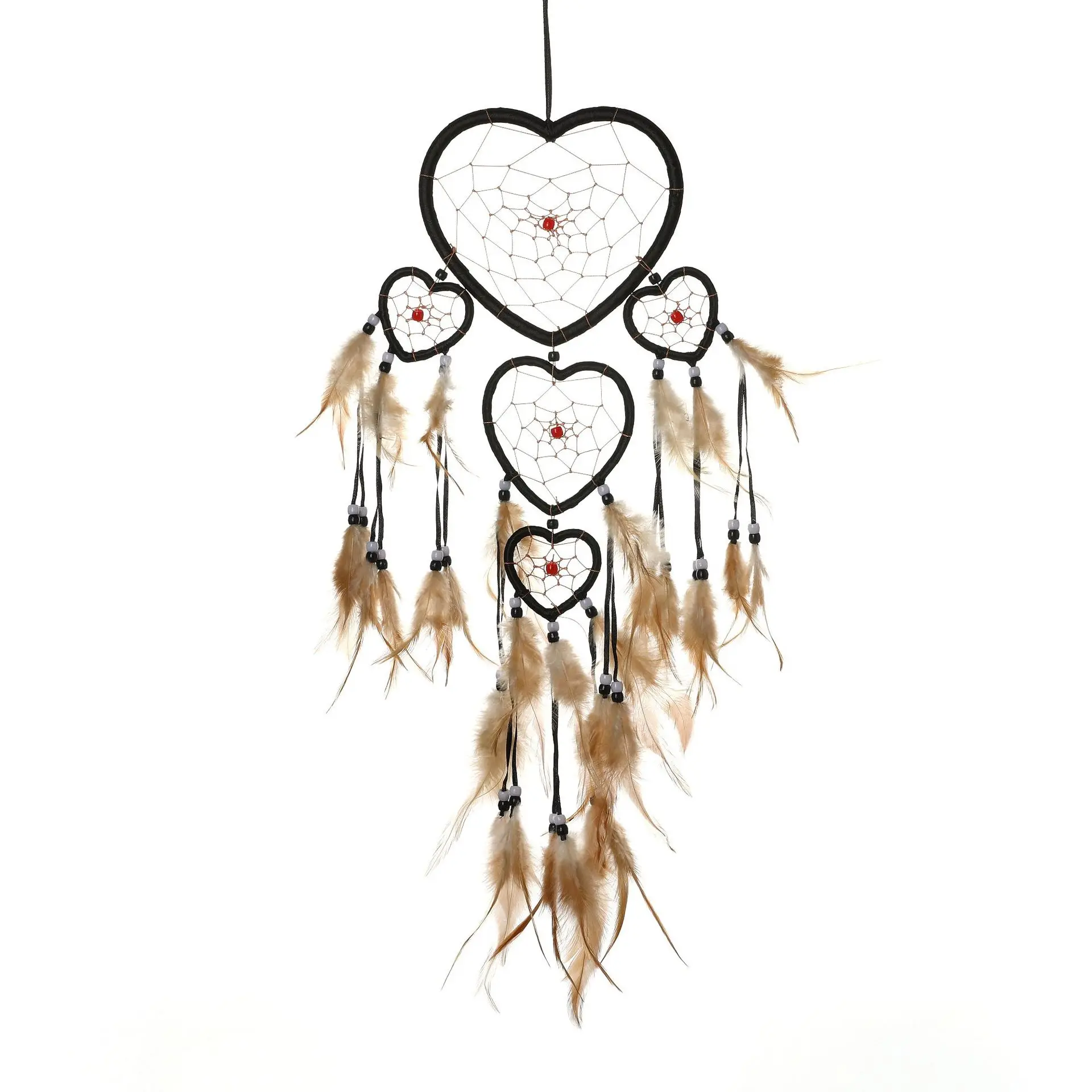Picture 6: Peach heart five rings dream catcher net, house decoration, Indian original style