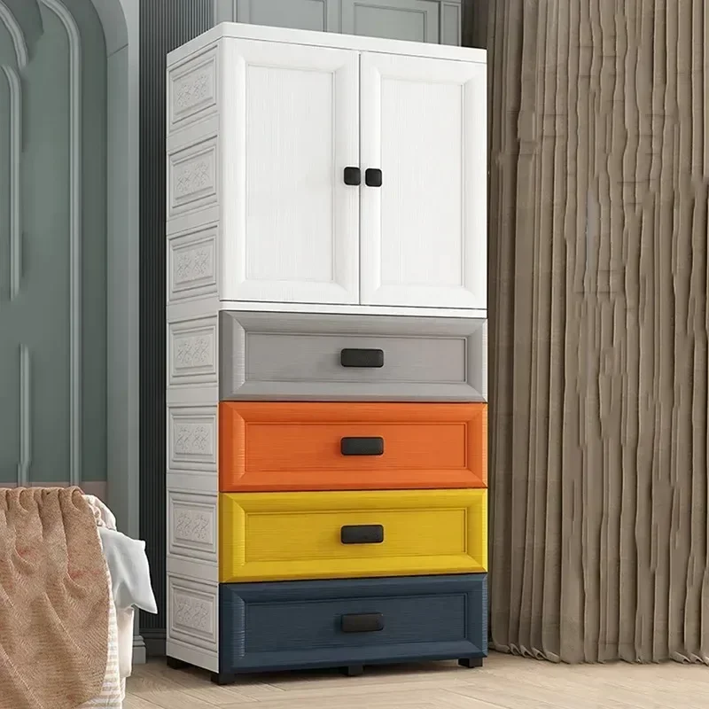 Fabric Display Wardrobe Exterior Cupboard Organizer Jewelry Library Filing Wardrobes Chest Plastic Drawer Makeup Hotel Furniture