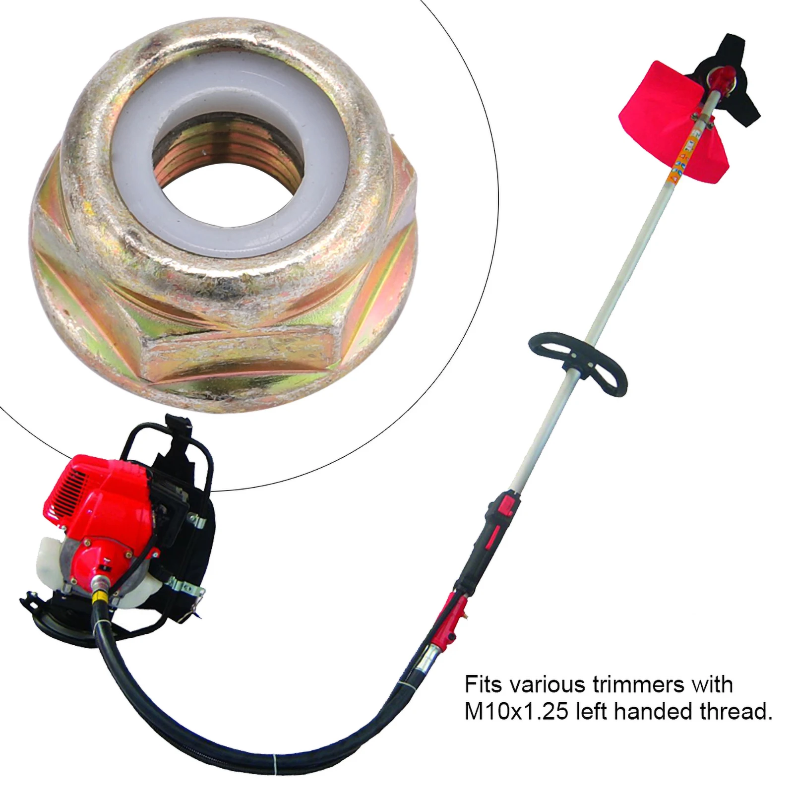 อุปกรณ์ M10x1.25อเนกประสงค์สำหรับเปลี่ยนใบมีดเกลียวมือซ้ายอุปกรณ์เสริมที่ตัดแปรง
