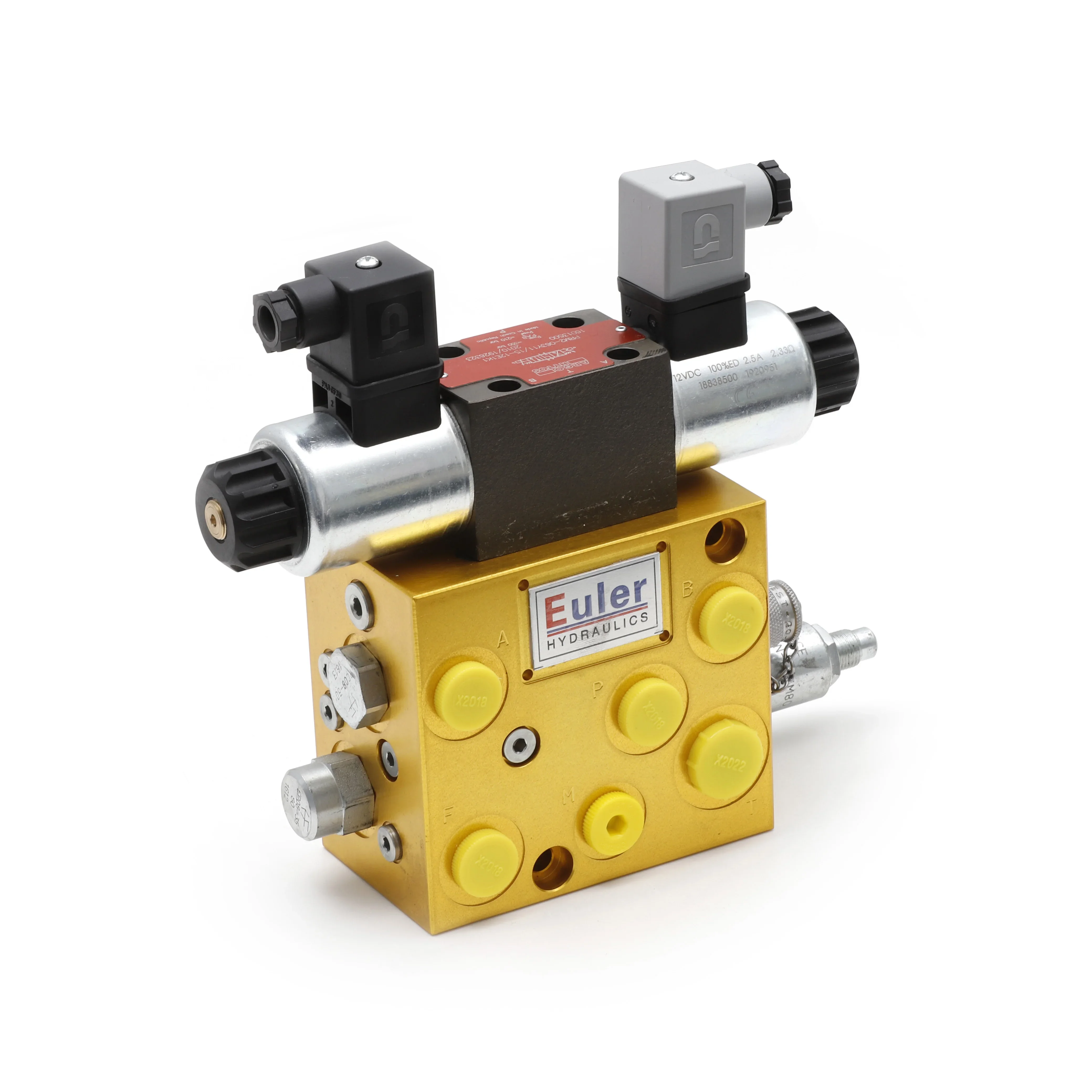 Hydraulic valve block Used For Driverless Steering Controls of Tractor, 3 valve manifold