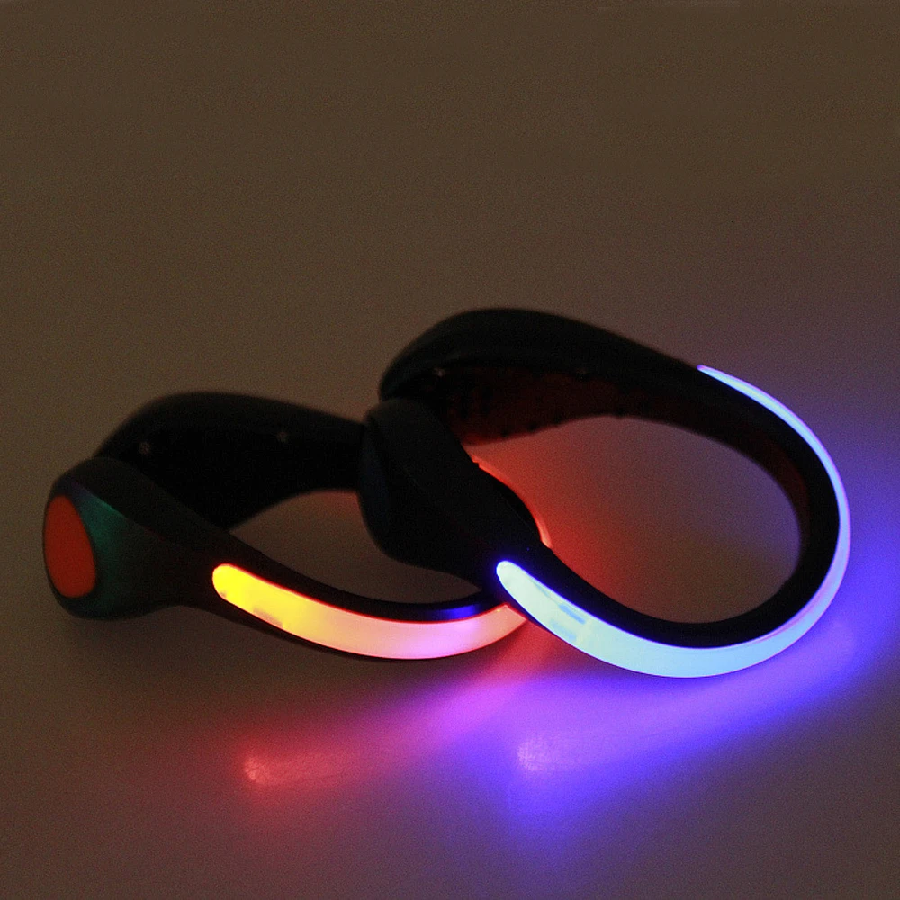 Shoe Clip Light Night Safety Warning LED Bright Flash Light For Running Cycling Bicycle Useful Outdoor Tool LED Luminous Kid Toy