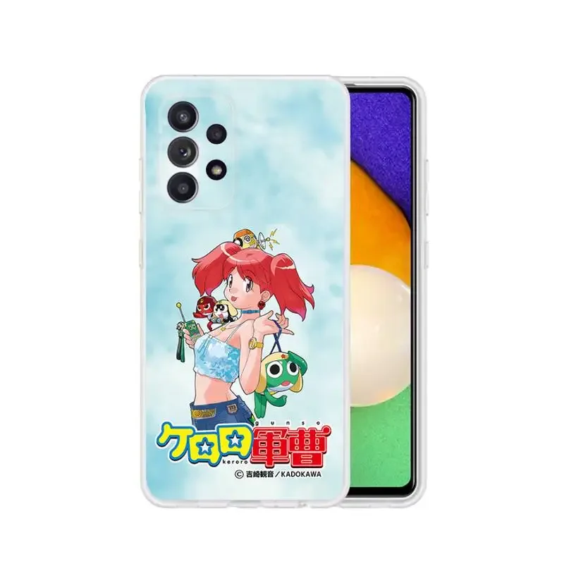 K-Keroro Gunsou Phone Case For Samsung Galaxy S 23 22 21 20 10 9 8 7 6 Plus Ultra 5G Edge lite Transparent Soft Silicone Cover