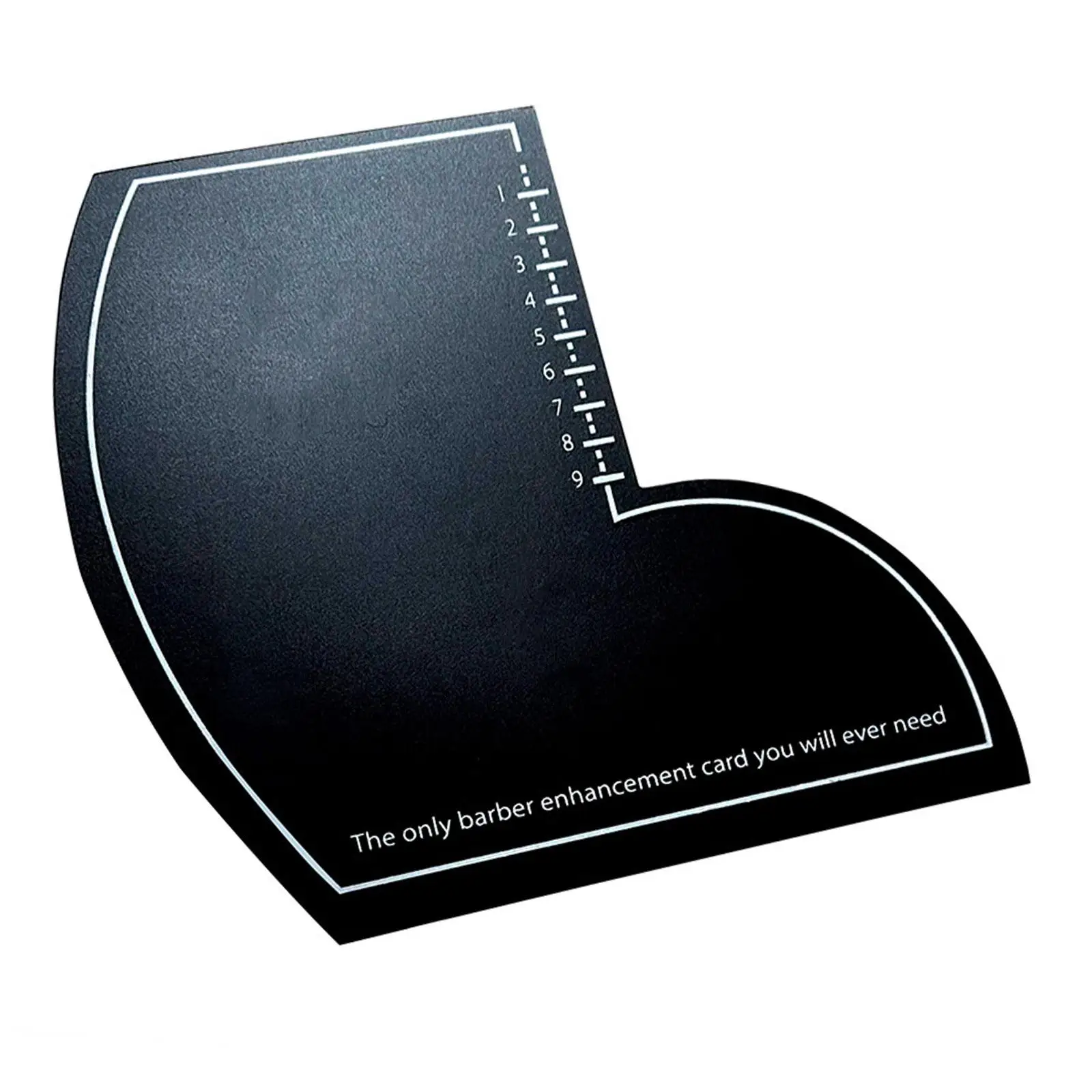 

Enhancement Card for Barbers Men Cutting Guide with Measurement Indicators