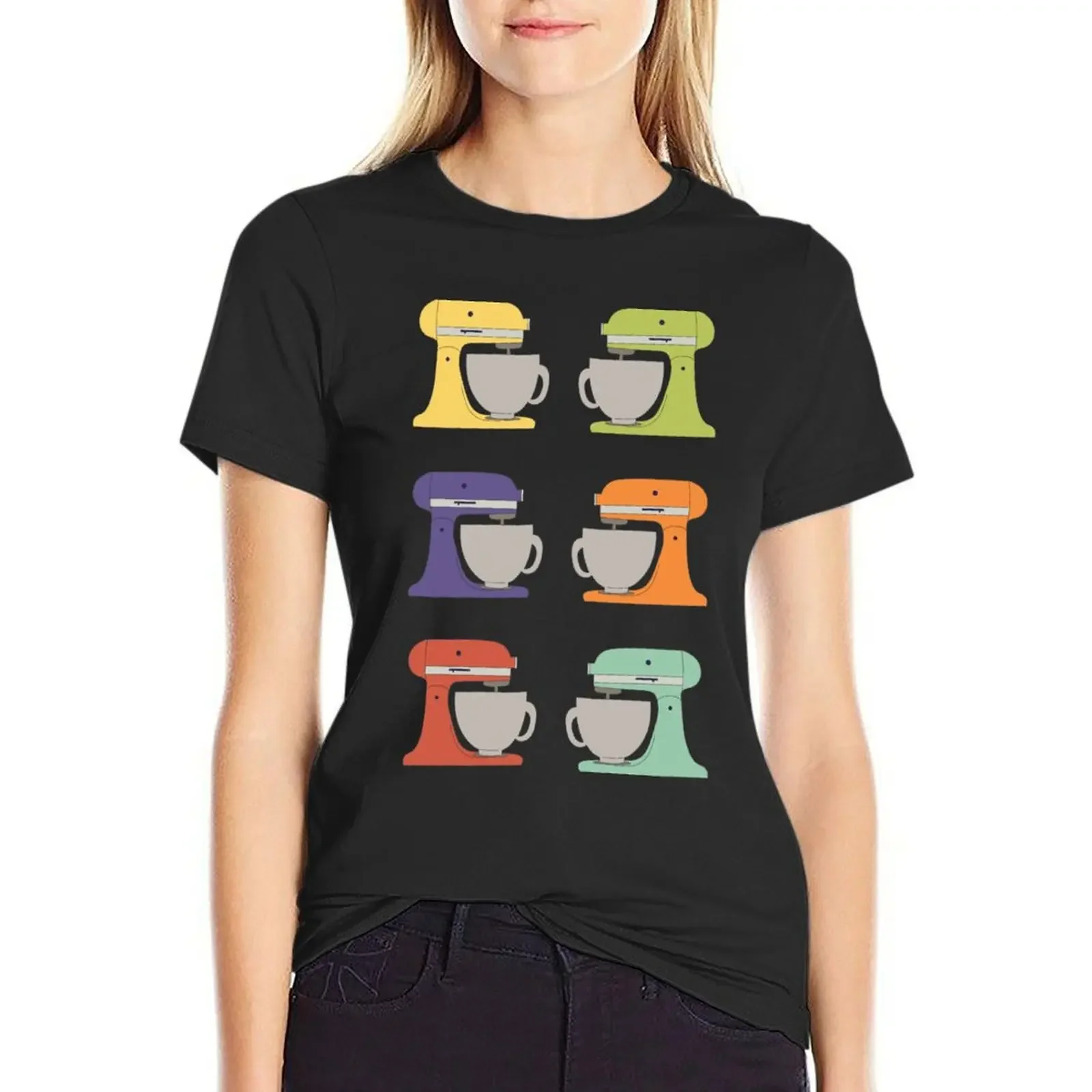 

Mixers T-Shirt aesthetic clothes animal print funnys cotton t shirts Women