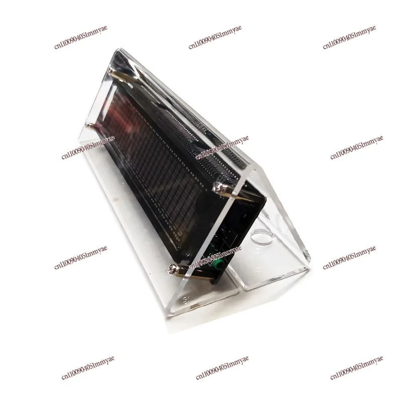 

Music Spectrum Clock Voice Audio Signal Triangular Tabletop Ornament Multi-Mode