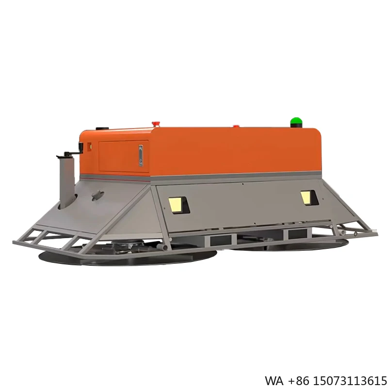 Machine à lisser à double disque télécommandée - Contrôle de mouvement personnalisé pour une construction de précision