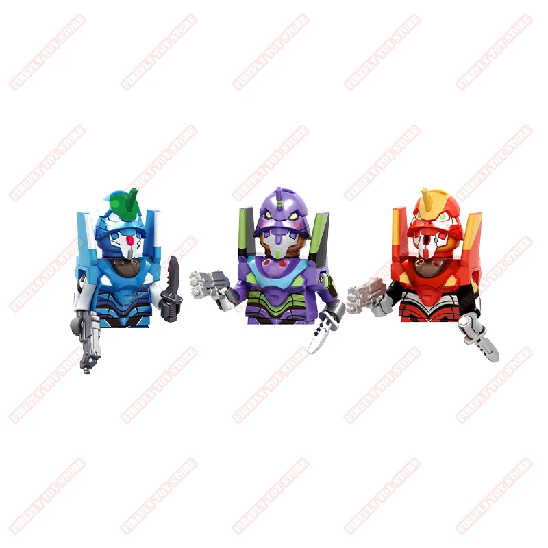 EVA NEON GENESIS EVANGELION Animatie Randapparatuur Speelgoed Asuka Shinji Rei Mari Kleine Pop Anime Action Model Figures Collection