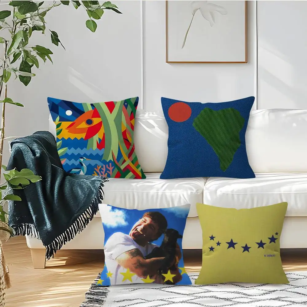 Quevedo Spanish Rapper Throw  Cushion Cover Inches Farmhouse Decor Home Throw Pillow Covers for Couch Decorations