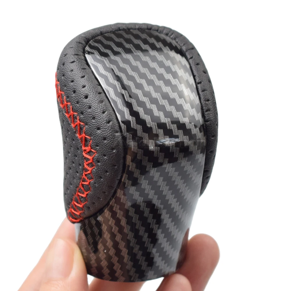 AT Leather Gear Shift Knob For Lexus ES350 GS300 GS350 GX460 NX300 IS250 IS350 RX350 RC300 RC350 POMO Arm Ball Shifter Stick Pen