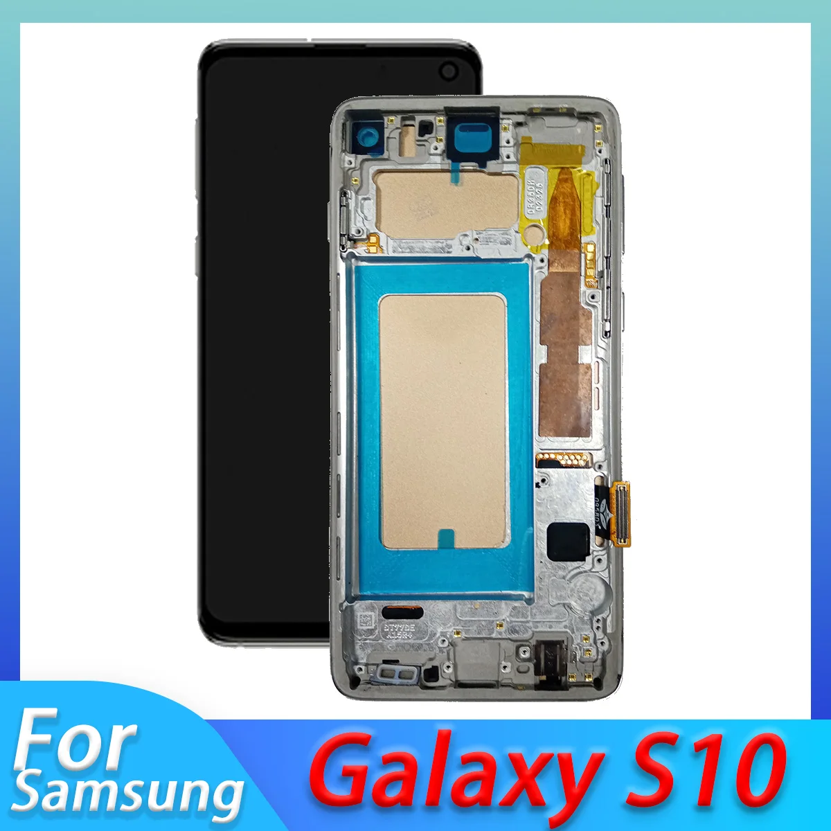 For SAMSUNG S10 G973F/DS G973 SM-G973F SM-G973U Display Touch Screen Digitizer Assembly Replacement