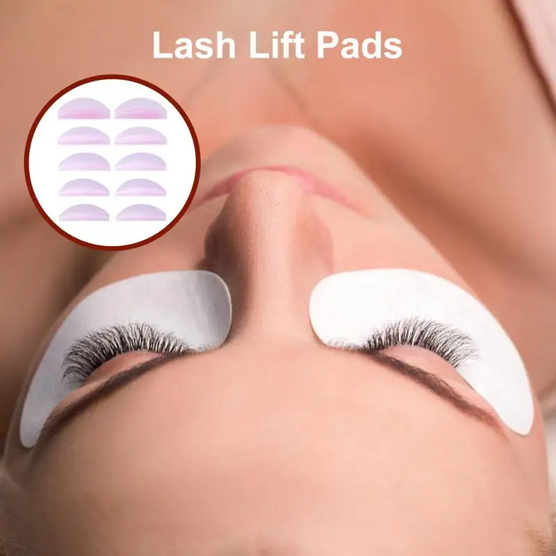 Siliconen Wimper Lift Staven 5 Paar Onderste Pads Voor Lash Tillen Herbruikbare Onder Eye Lash Lift Pad Herbruikbare Lash Lift Benodigdheden