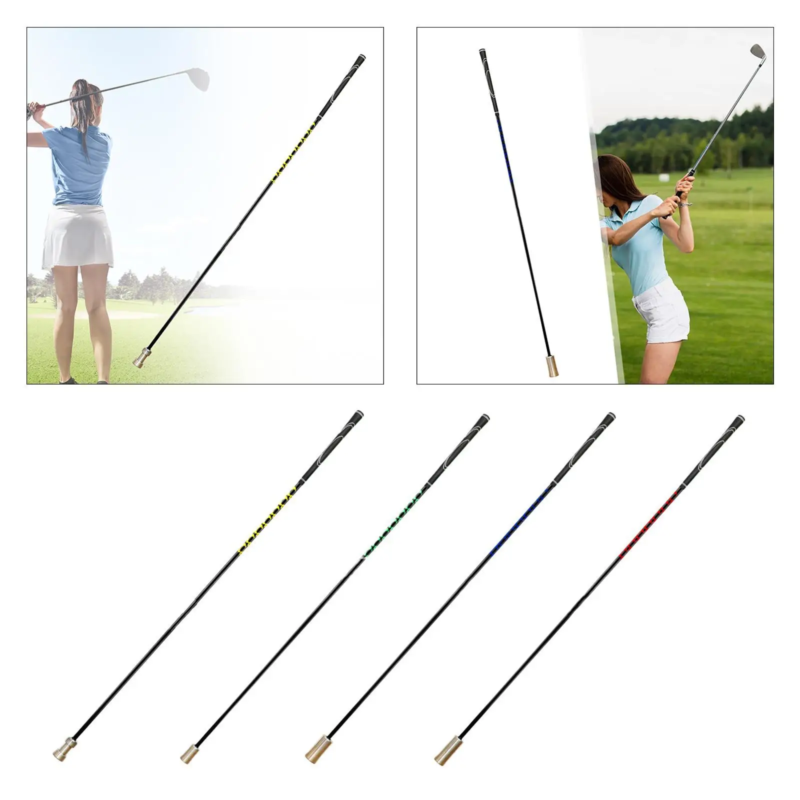 Golf Swing Trainer Nonslip Grip Portable Golf Swing Training Tool for Improved Rhythm Speed Balance Flexibility Golf Accessories