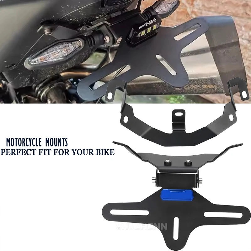 

For CFMOTO 800nk NK800 2023 2024 Motorcycle Taillight License Plate Holder Bracket Tidy Fender Eliminator Tail Signal Lamp Plate