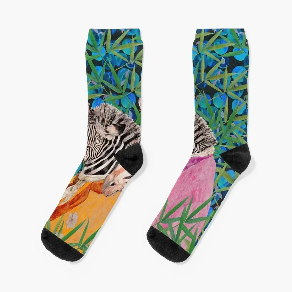 Twin Zebra Maximalists Socks golf Lots loose Socks For Men Women's