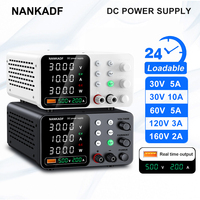 30V 10A Laboratory Power Supply with Triple Storage Switching Power Supply 5V 2A DC Regulated Power Supply for Type-C Interface