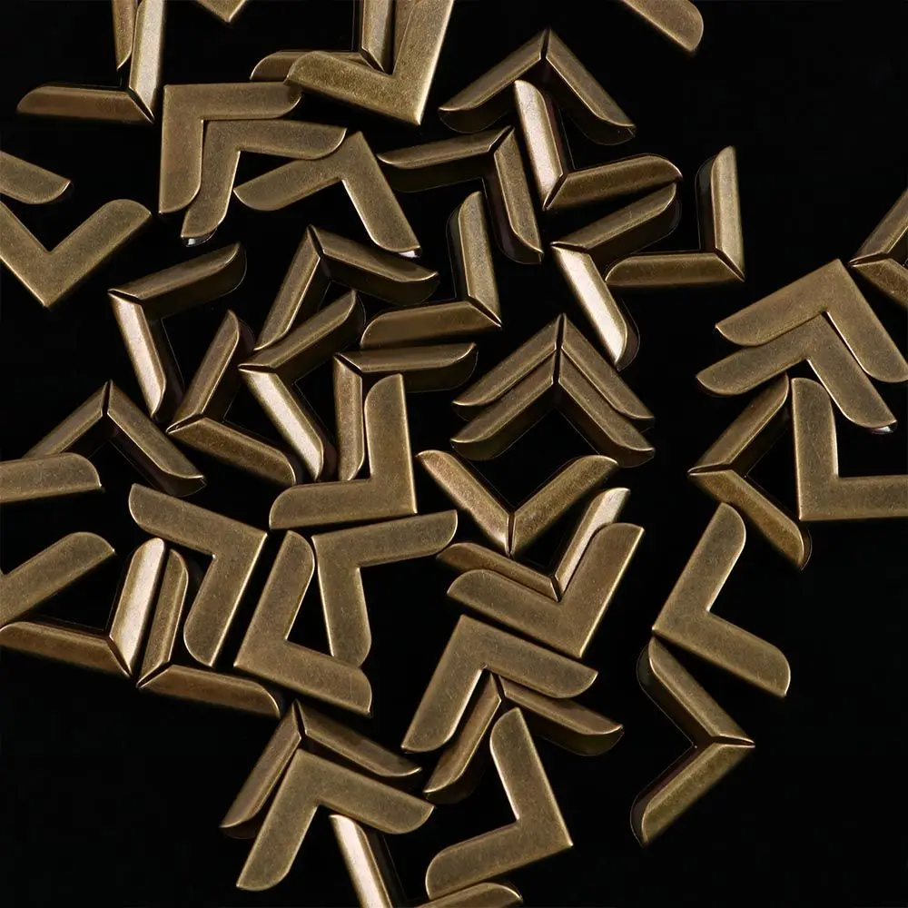 Caderno menus pastas caixa de jóias móveis ferragem suportes de canto protetores de canto scrapbooking álbuns canto decorativo