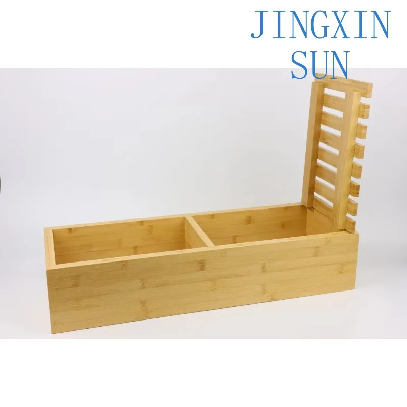 Bamboo wall hanging multi-functional wall hanging rack for living room, kitchen and hanging bookstore
