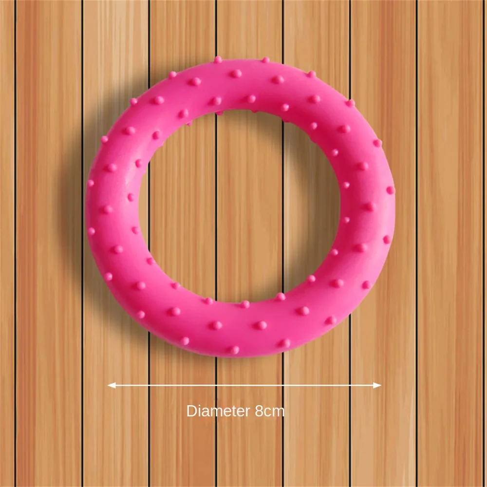 Rubber Thorn Ring Dog Training Ring Puller Resistant Bite Floating Toy Puppy Interactive Game Playing Products Pet Products