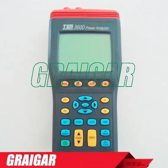 

High Accuracy 3 Phase Power Analyzer TES-3600 True RMS