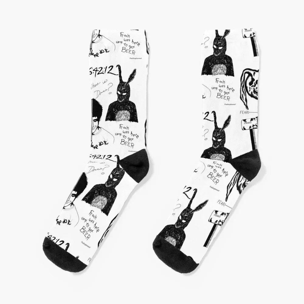 Donnie Darko Flash Sheet by Mallory Vinson Socks moving stockings cartoon funny gift Socks Male Women's