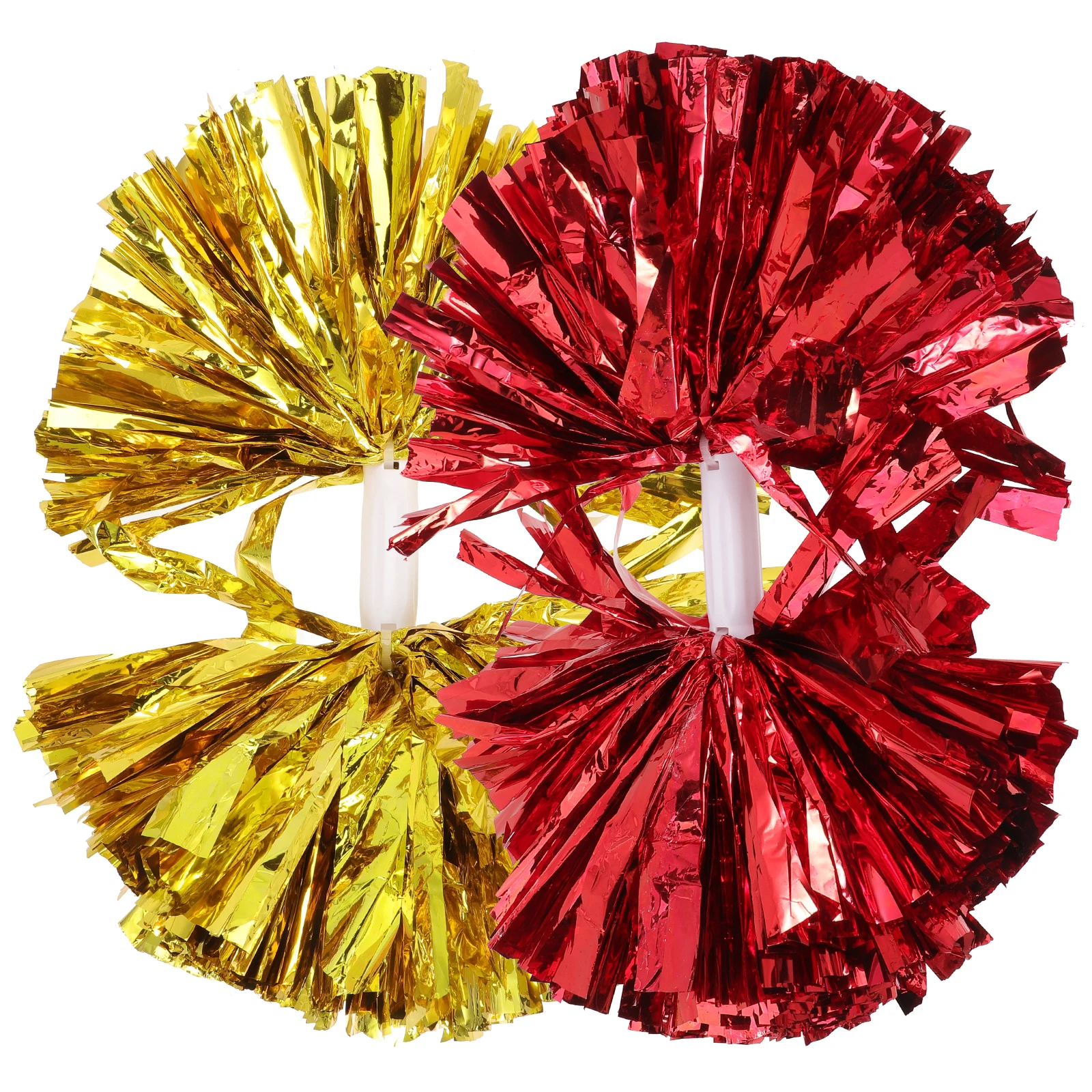 

Plastic Cheerleading Pom Poms Light Blue Durable Practical Eye Catching Attractive Handle Smooth Holding College High School