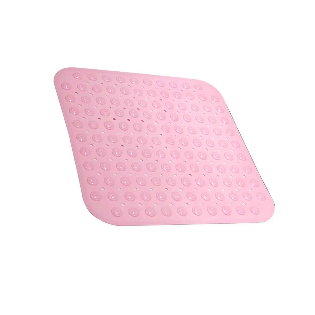 

48x48cm Non-slip Bath Mat Washable Suction Cups Shower Bathroom Floor Mats TPR Material Massage Dots Safe Comfortable Anti