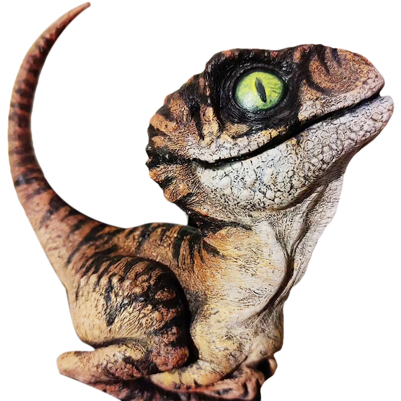 Żywica dinozaur figurka statua zabawny dinozaur statua kreskówka rzeźba na ogrodowa ozdoba Home Decor