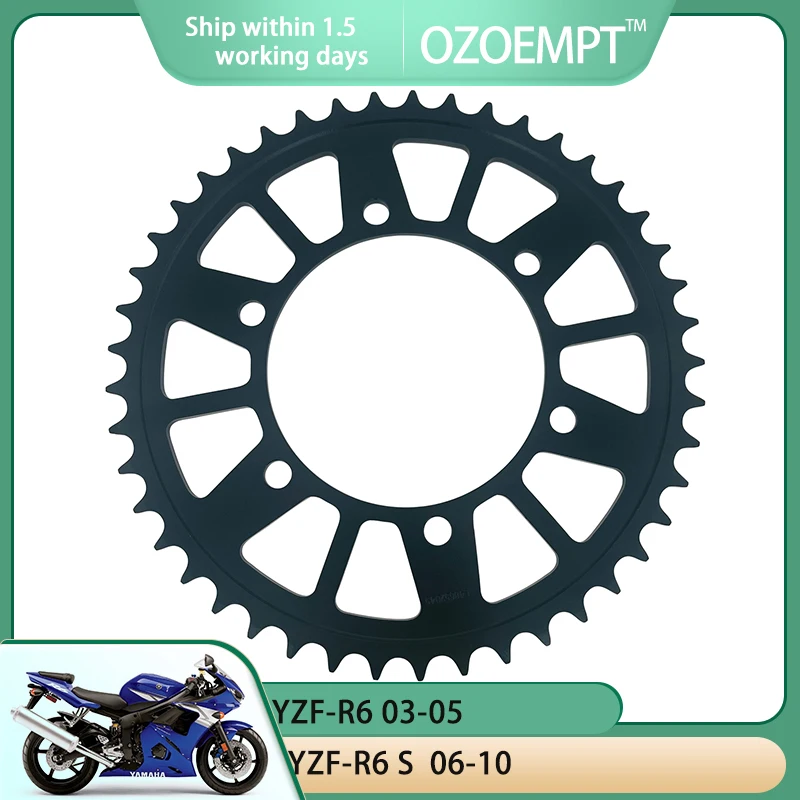 

Задняя звездочка мотоцикла OZOEMPT 520-48T, применим к YZF-R6 03-05 YZF-R6 S 06-10