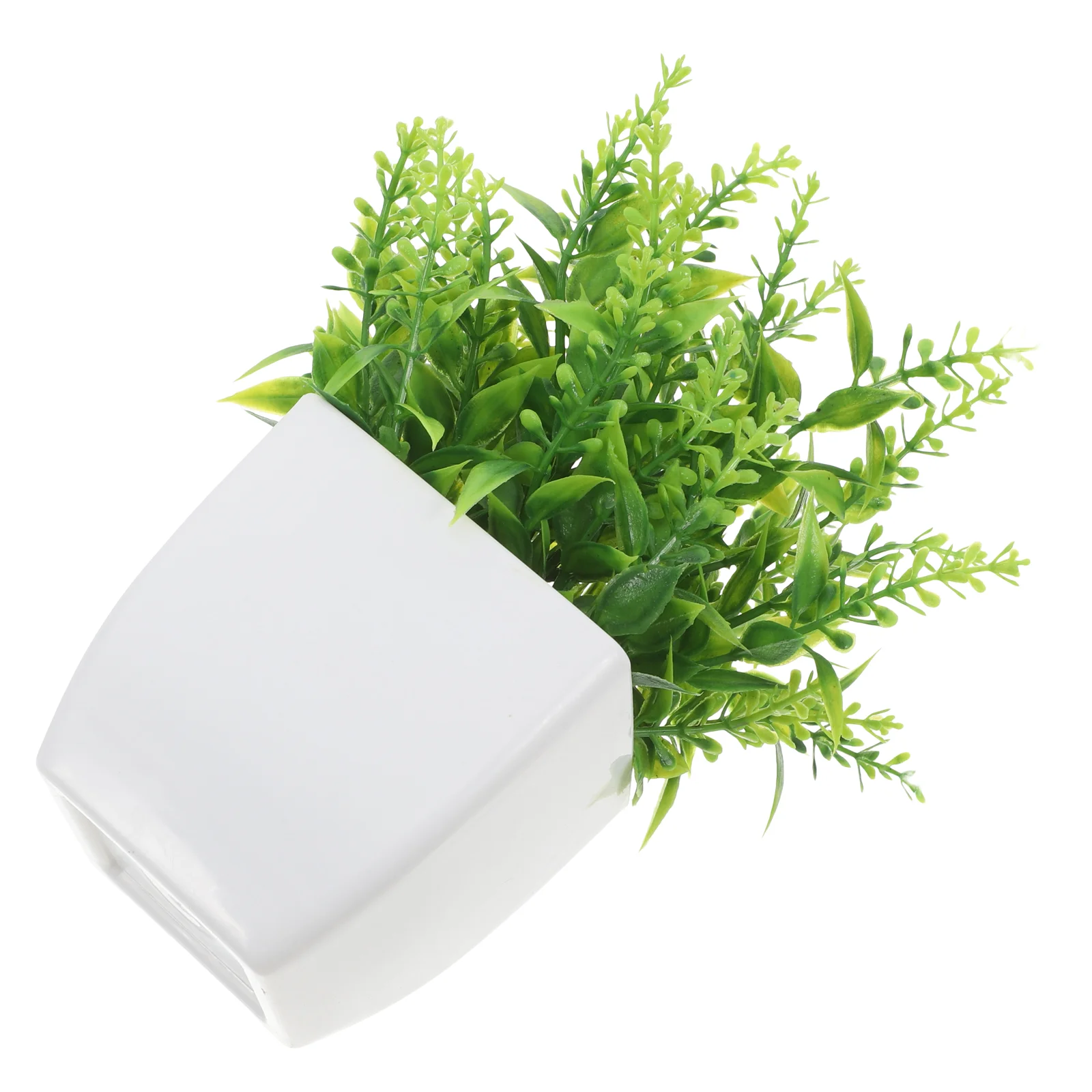 

Imitation Plants Artificial Shrubs Fake Mini Decor Indoor House Green Greenery Flowerpot