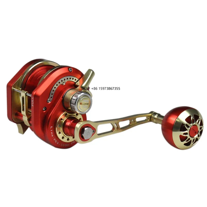 

Цельнометаллическая катушка Jigging Master для крупной рыбы, тунца, морской рыбалки, традиционная, для лодки, для медленного джиггинга, для соленой воды