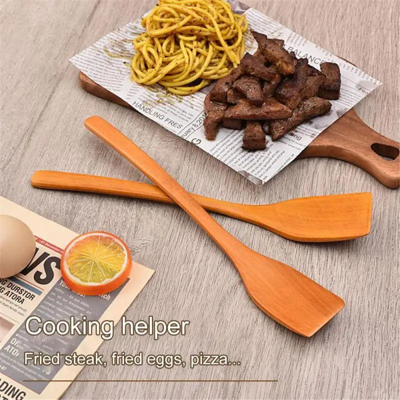 Wooden Spoon Tableware Kitchen Supplies Wooden Spoon Bamboo Kitchen Cooking Utensil Tool Soup Teaspoon Catering For Kicthen