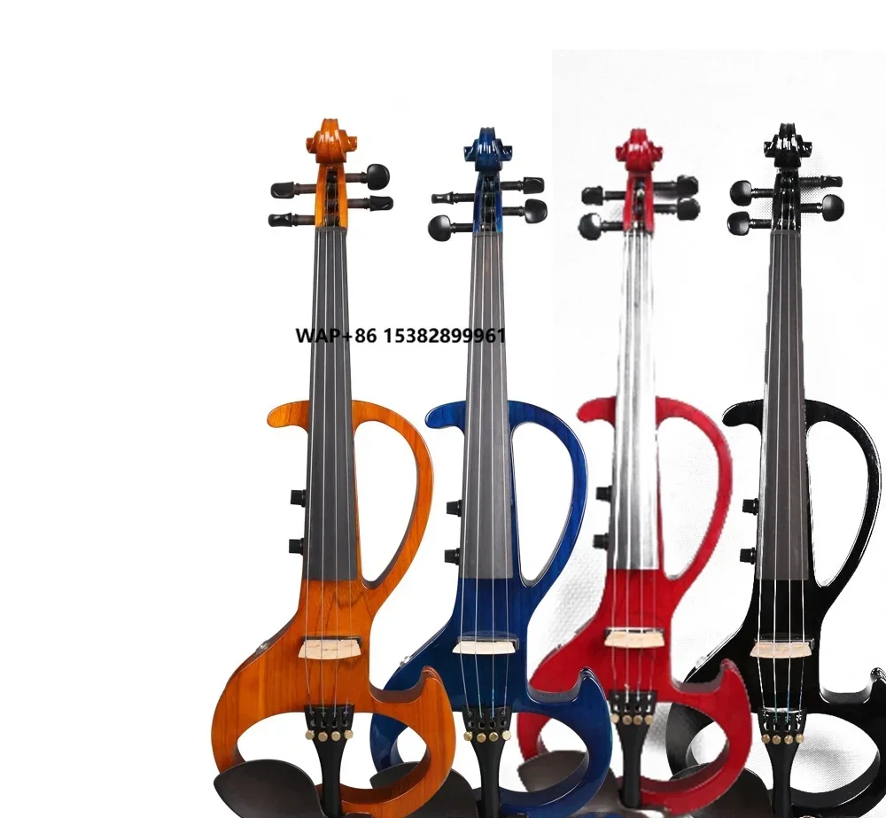 Electric Violin 4/4 for Adult Professional-level Students General Recommendation 6.5-inch Large Jack Electric Acoustic Violin