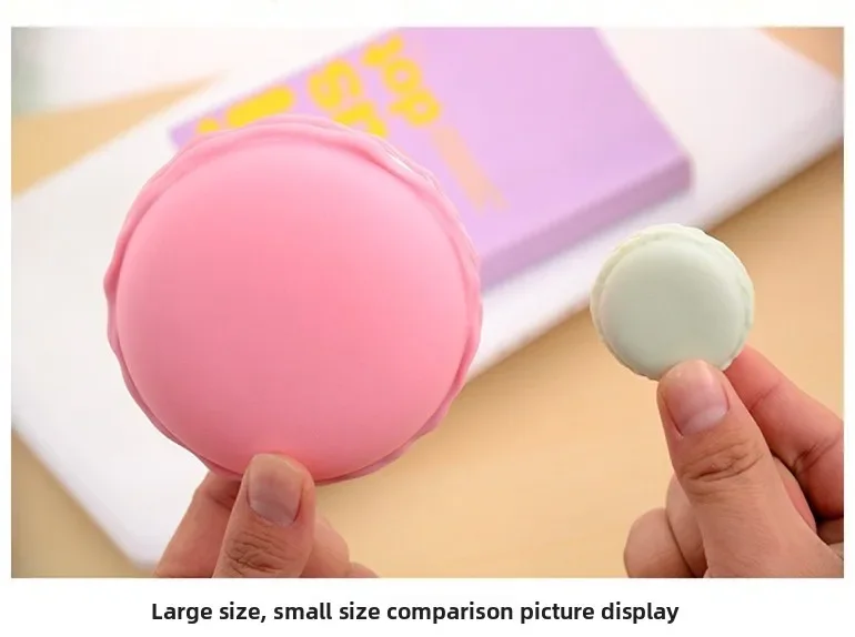 1 Stück Mini Frische Macaron Schmuckbox Tragbare Aufbewahrungsbox für Ringe, Halsketten, Ohrringe Kleine Schmuckbox – Detail 10