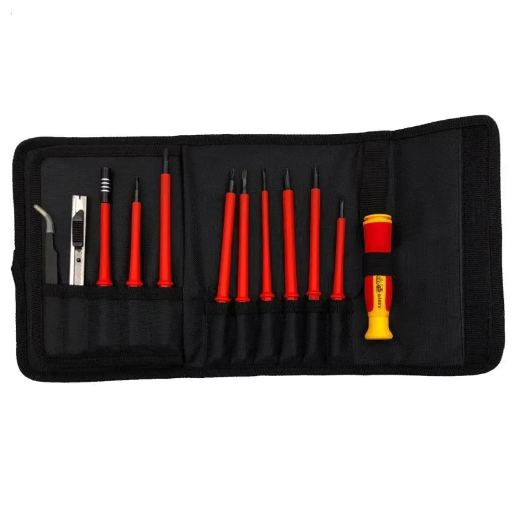 124-in-one insulated screwdriver set home computer mobile phone disassembly repair electrician anti-electric special-shaped scre