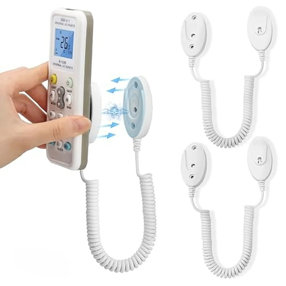 Anti-verloren einziehbares Sicherheitskabel, 1/2 Stück, magnetischer Fernbedienungshalter mit Federseil-Schloss für TV-Fernbedienung, DVD-Spielkonsole