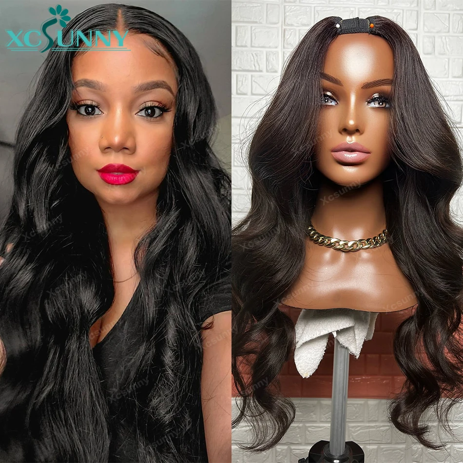 

Wavy V Part Wig Human Hair Brazilian Hair Wigs Update U Part Wig V Shape Human Hair Wig Glueless Minimal Leave Out Vpart Wig