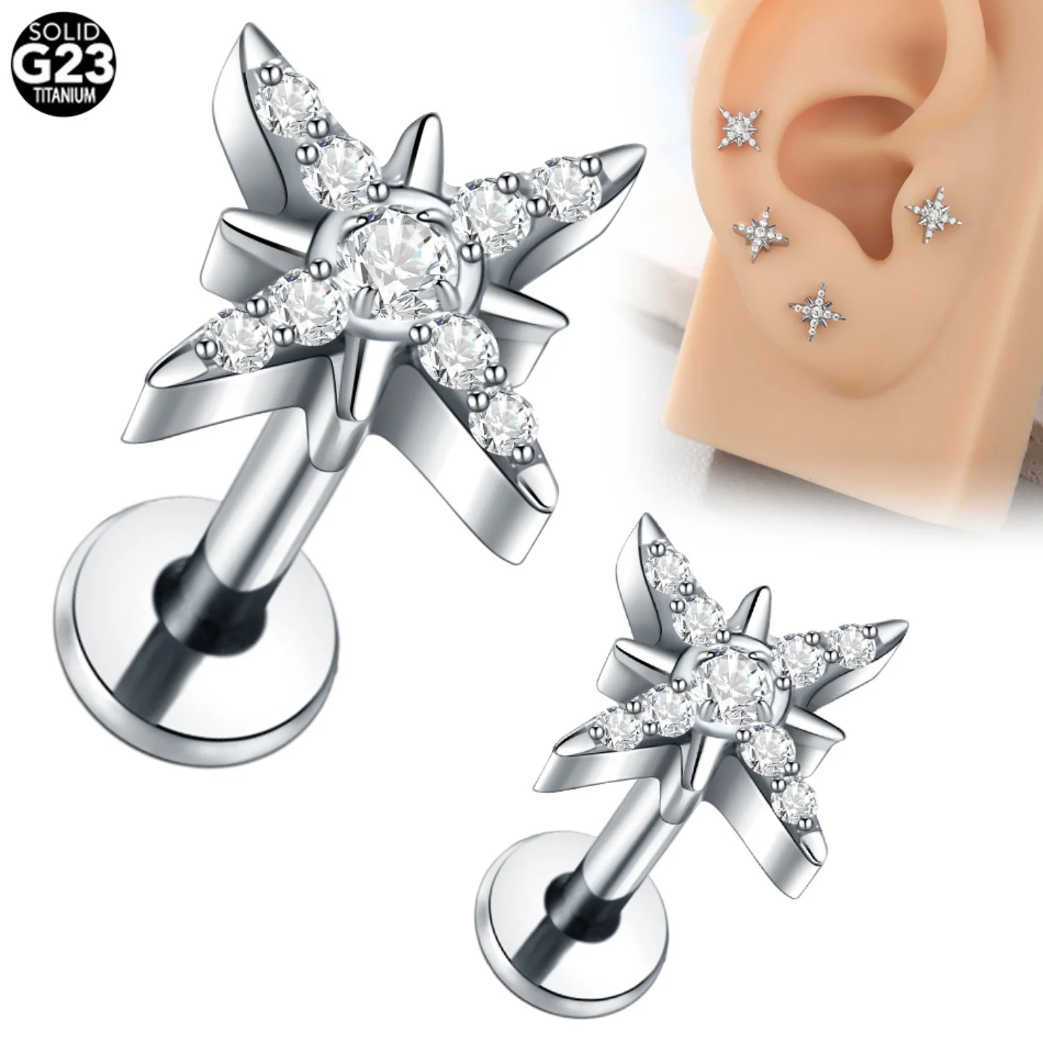 1/5PCS Titanium 16G…