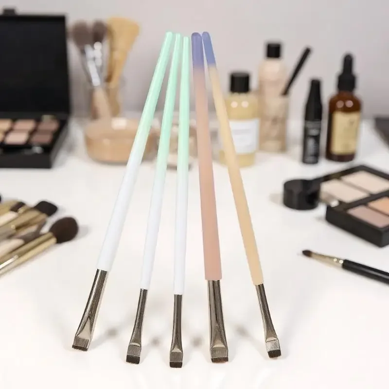 1 pz Maniglia sfumata Spazzola piatta Ciglia permanenti Strumento per sollevamento ciglia Ciglia Perm Rod Applicatore per ciglia Strumenti e accessori per il trucco