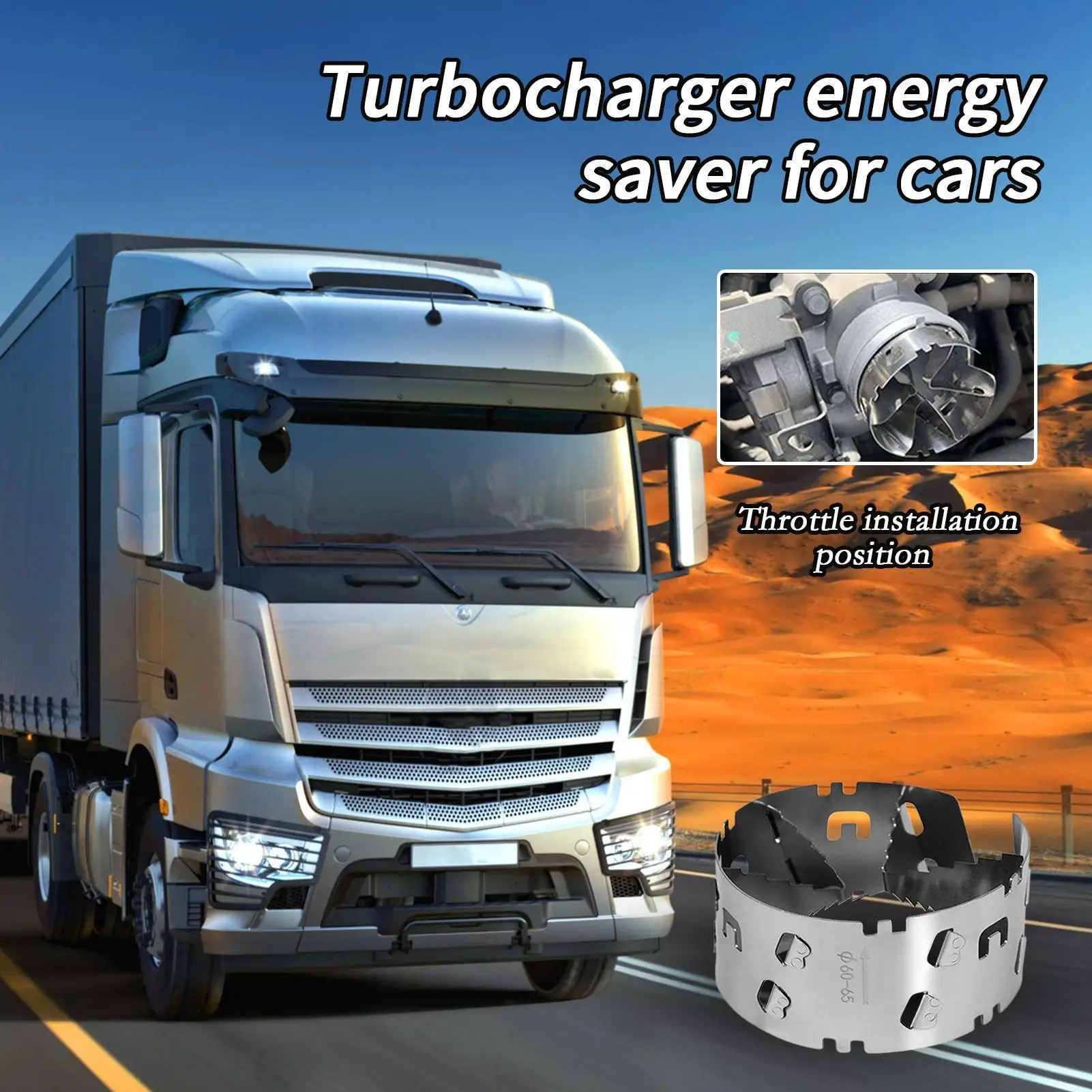 Turbonator Air Intake Oil Accelerator Stainless Steel Air Intake Turbonator Oil Accelerator For Truck Engine Auto Vehicle