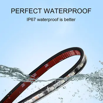 90-120公分汽車底盤氣氛燈條柔性RGB霓虹燈氣氛燈汽車裝飾燈APP控制 10 最佳銷售 汽車底盤燈 - №5