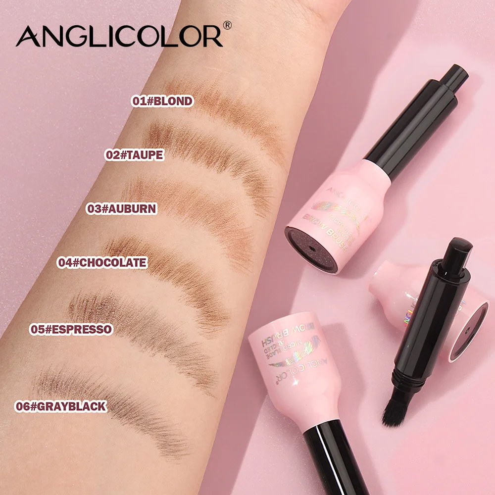 Wild ดินสอเขียนคิ้ว 3D ขนาดใหญ่หัวแปรงมัลติฟังก์ชั่ Brow Dye ครีมเส้นผม Anti-smudge กันน้ํา Eyebrow Tint แต่งหน้าเครื่องมือ