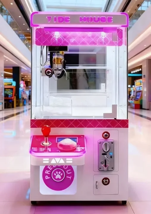 

Available for Sale Mini Claw Crane Game Machine Coin-Operated Entertainment in Spanish and English for All Users