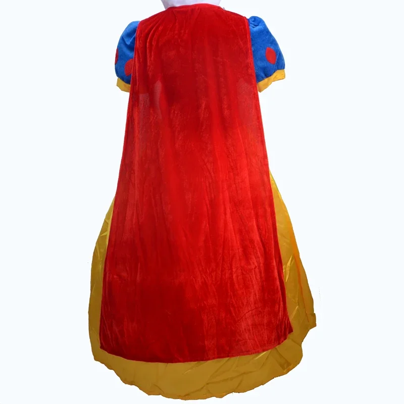 Cartoon Princess Snow White Traje para Mulheres, Adulto, Dia das Bruxas, Branco, Sujeira, NL222, Venda