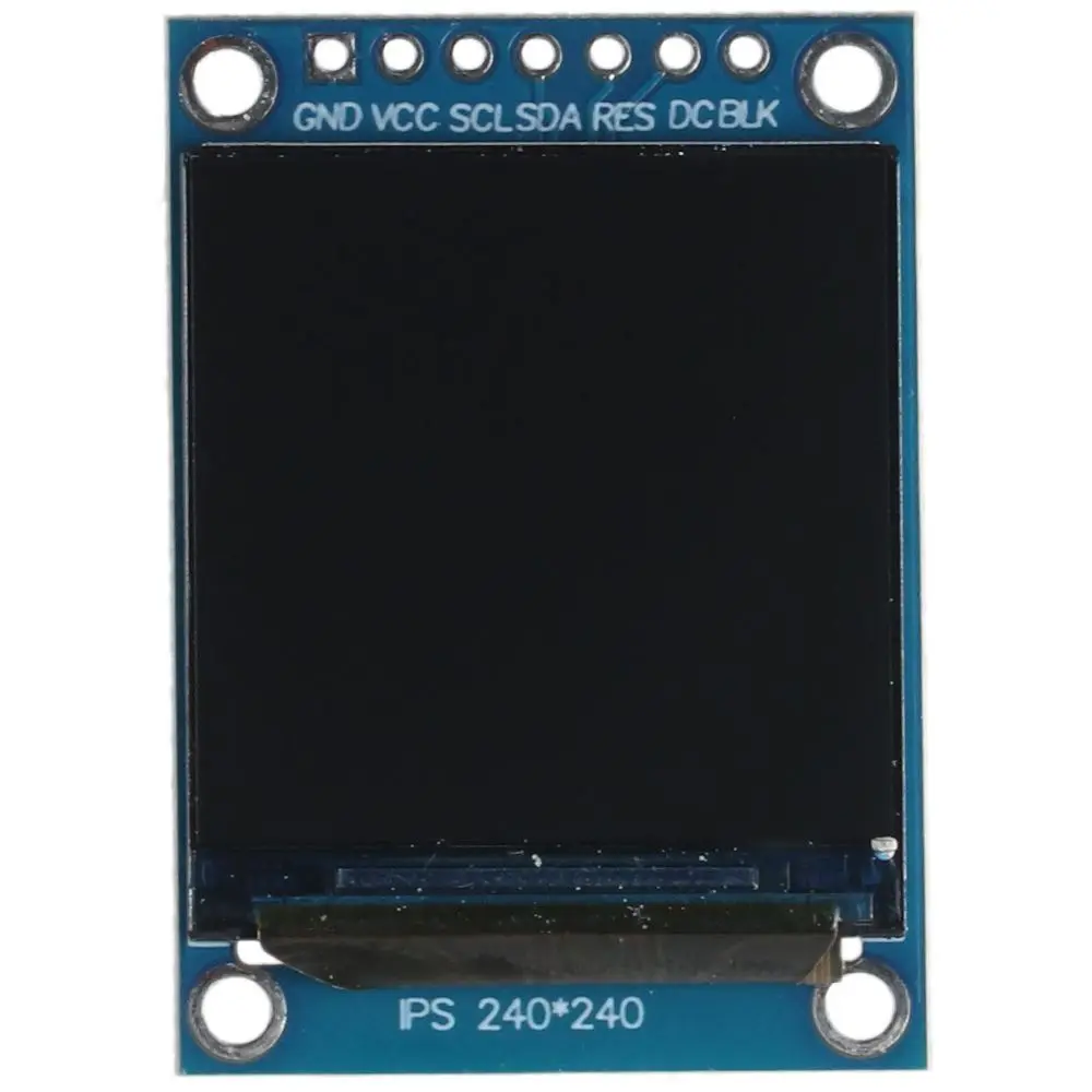 

IPS 65K Full Color LCD Screen Display Module with SPI Interface 1.3inch TFT LCD Module 3.3V ST7789 IC Driver 240x240 Module DIY