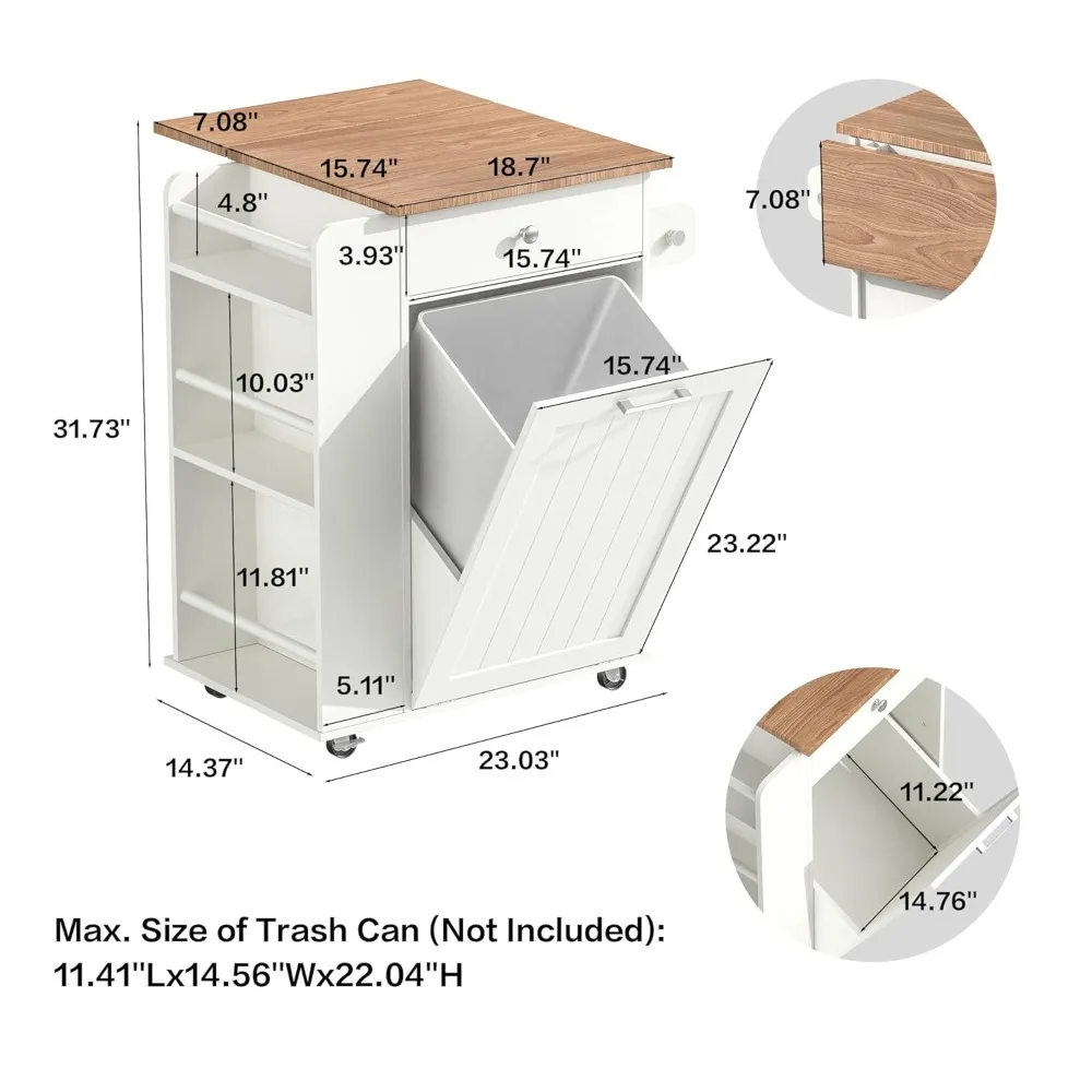 Thumbnail 3 - #5 Latest Rolling Kitchen Islands Offers