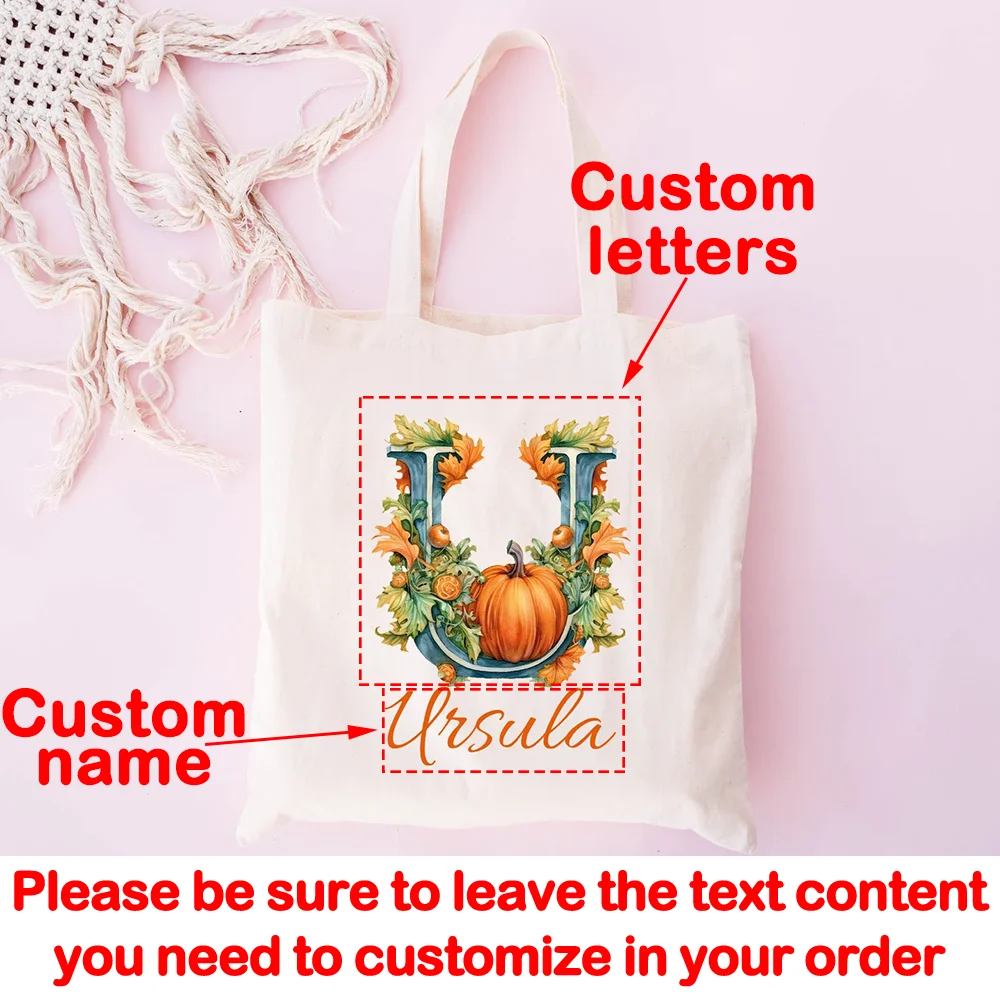 شخصية الخريف اليقطين حمل حقيبة هدايا عيد الشكر للأصدقاء زملاء والأقارب الخريف جو عطلة الهدايا التذكارية