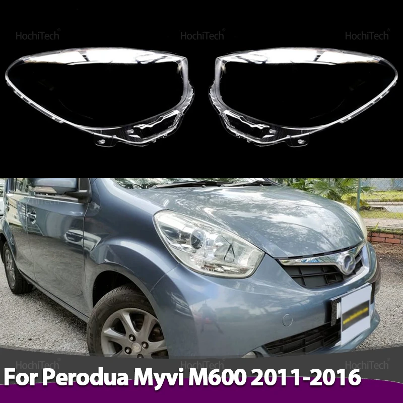 

For Perodua Myvi Daihatsu Sirion Boon M600 2th 2011-2016 Transparent Housing Front Headlights Lens Shell Glass Lampcover